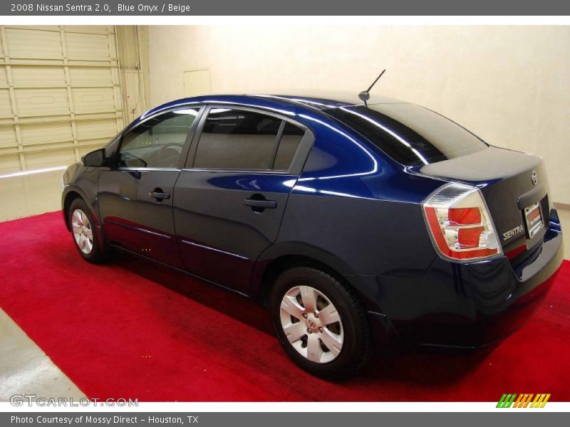 Blue Onyx / Beige 2008 Nissan Sentra 2.0