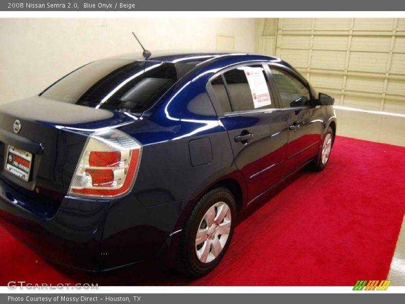 Blue Onyx / Beige 2008 Nissan Sentra 2.0