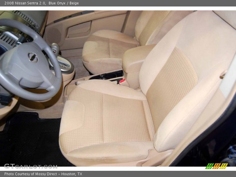 Blue Onyx / Beige 2008 Nissan Sentra 2.0