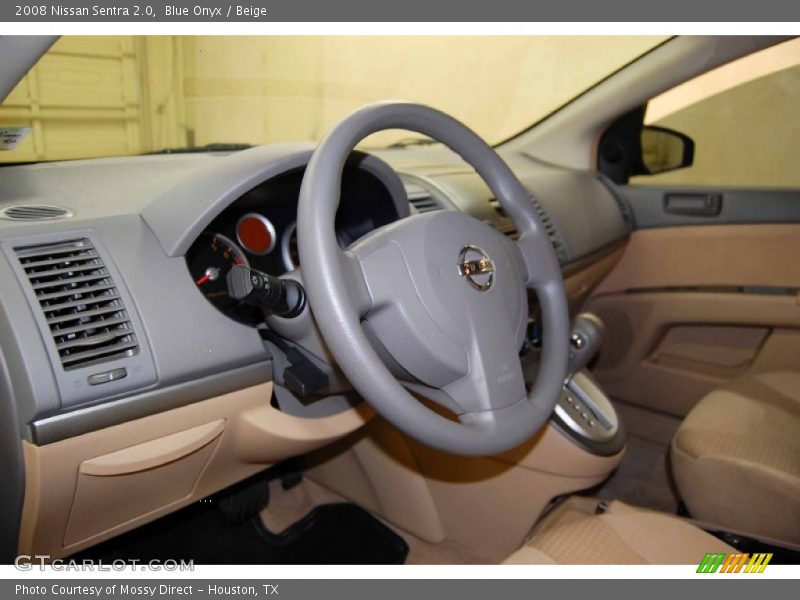 Blue Onyx / Beige 2008 Nissan Sentra 2.0