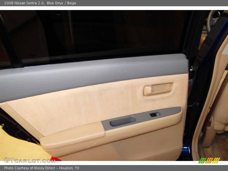 Blue Onyx / Beige 2008 Nissan Sentra 2.0