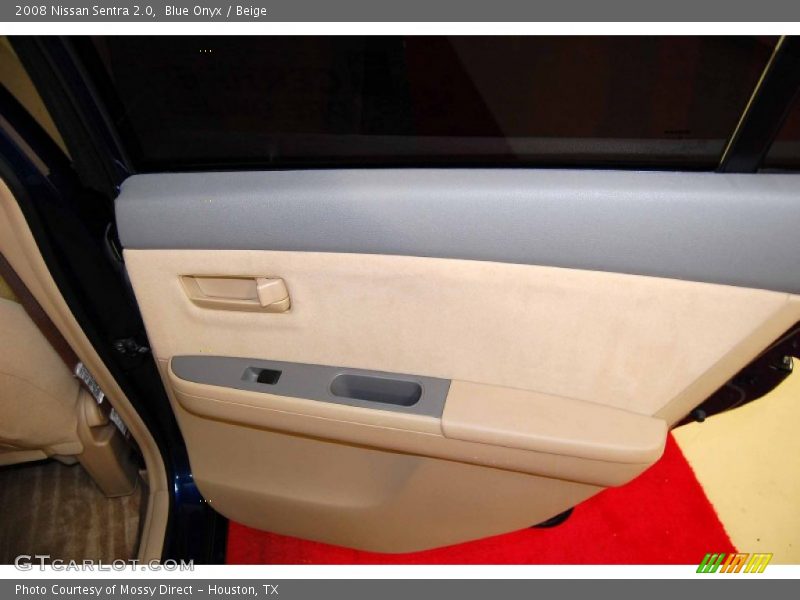 Blue Onyx / Beige 2008 Nissan Sentra 2.0