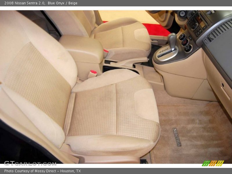 Blue Onyx / Beige 2008 Nissan Sentra 2.0