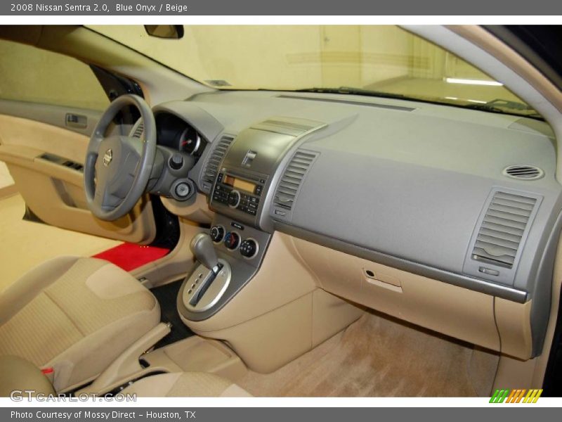 Blue Onyx / Beige 2008 Nissan Sentra 2.0