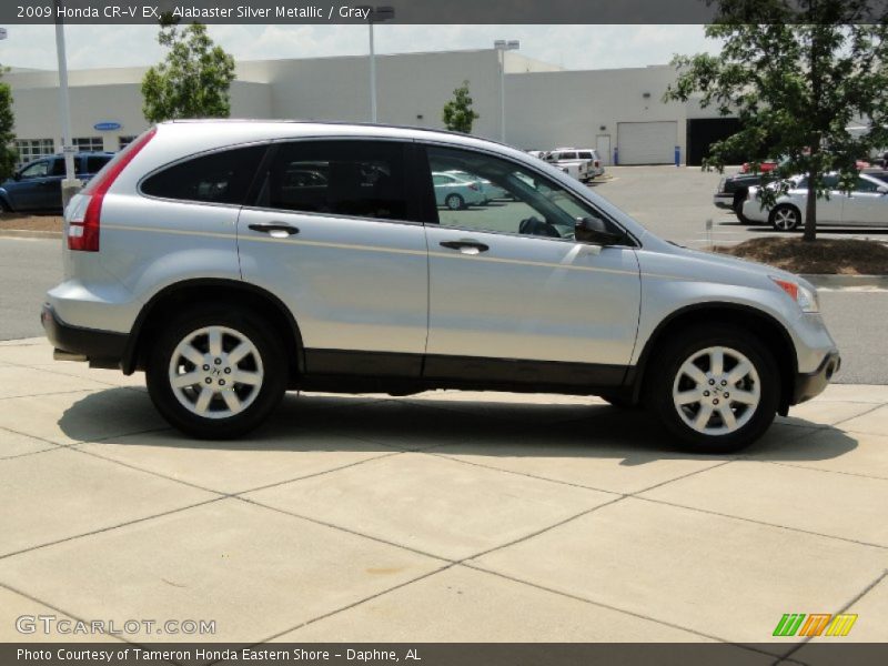Alabaster Silver Metallic / Gray 2009 Honda CR-V EX