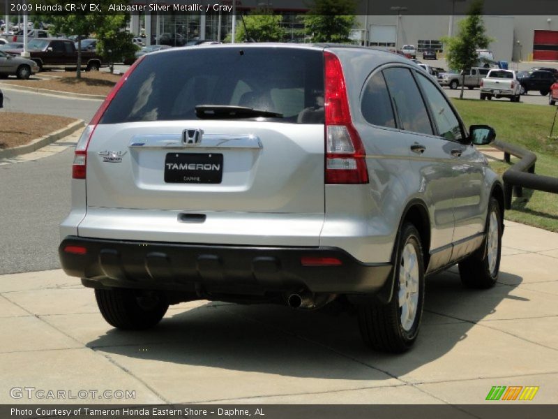 Alabaster Silver Metallic / Gray 2009 Honda CR-V EX