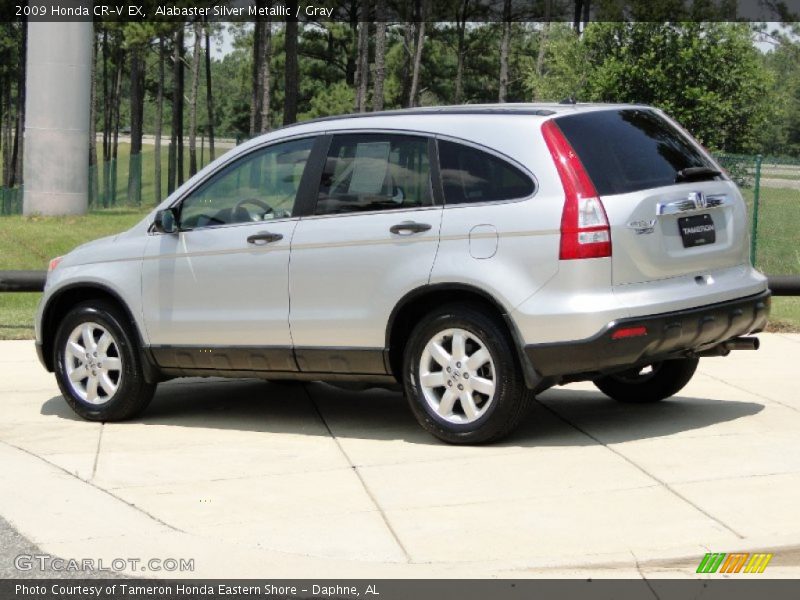 Alabaster Silver Metallic / Gray 2009 Honda CR-V EX