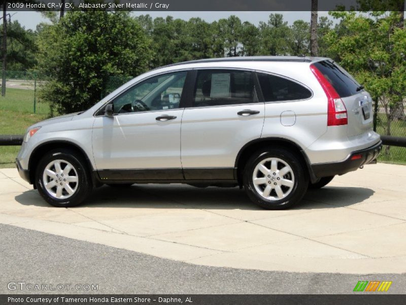 Alabaster Silver Metallic / Gray 2009 Honda CR-V EX