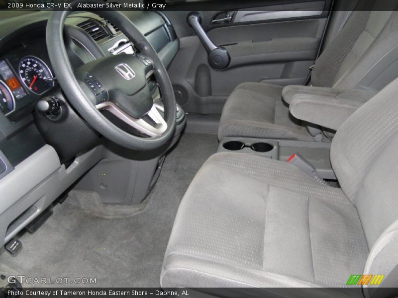 Alabaster Silver Metallic / Gray 2009 Honda CR-V EX