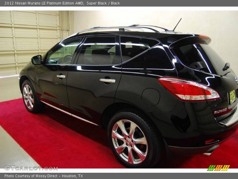 Super Black / Black 2012 Nissan Murano LE Platinum Edition AWD