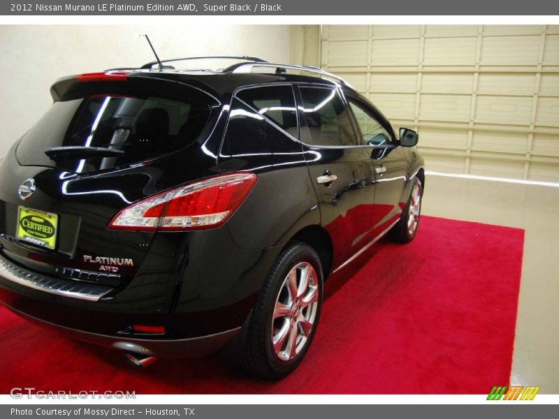 Super Black / Black 2012 Nissan Murano LE Platinum Edition AWD