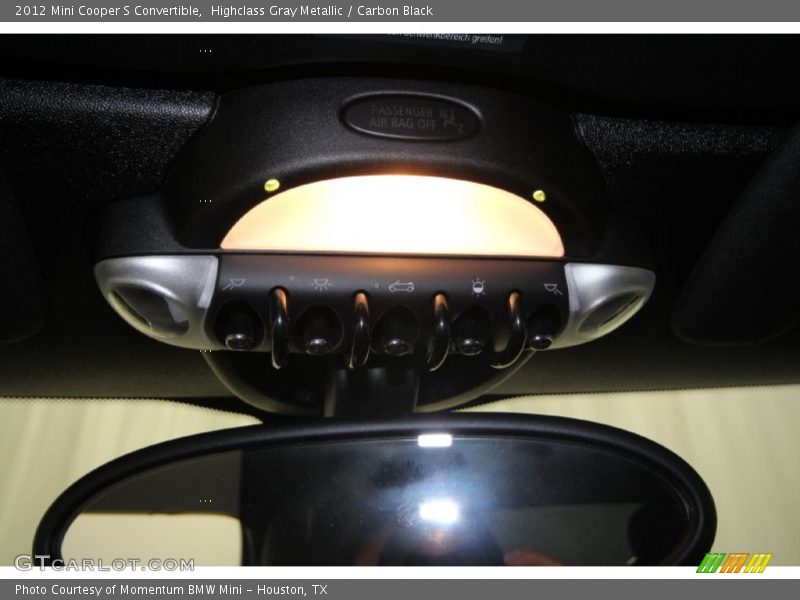 Highclass Gray Metallic / Carbon Black 2012 Mini Cooper S Convertible