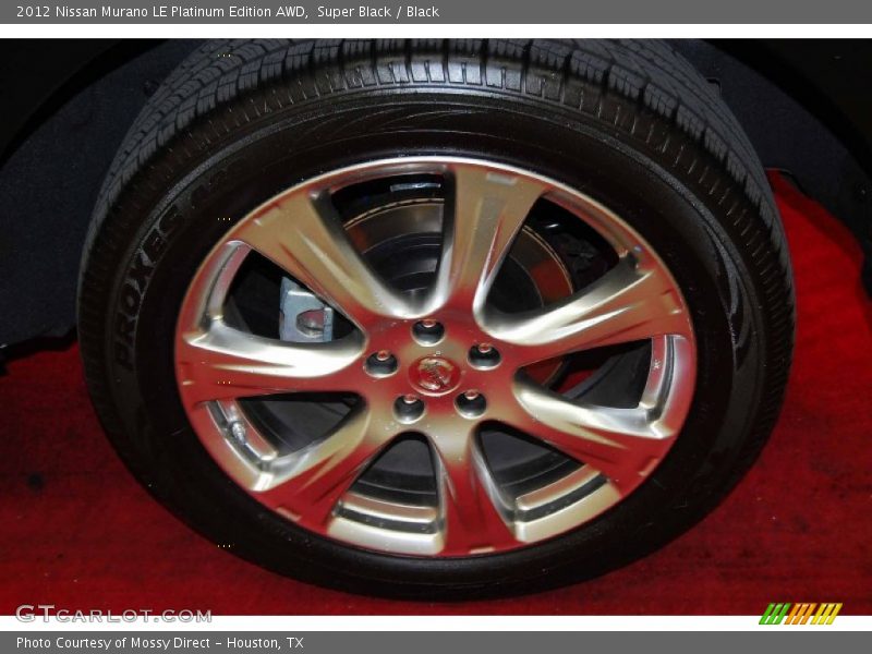 Super Black / Black 2012 Nissan Murano LE Platinum Edition AWD