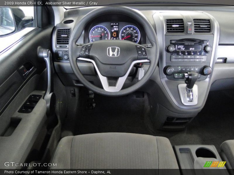 Alabaster Silver Metallic / Gray 2009 Honda CR-V EX