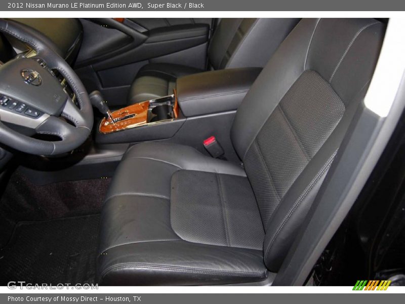 Super Black / Black 2012 Nissan Murano LE Platinum Edition AWD