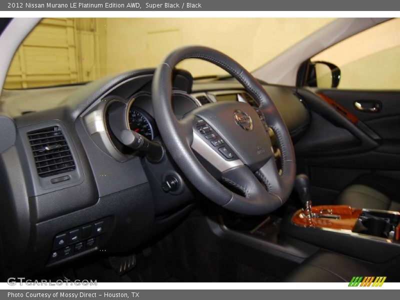 Super Black / Black 2012 Nissan Murano LE Platinum Edition AWD