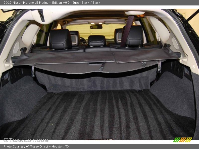 Super Black / Black 2012 Nissan Murano LE Platinum Edition AWD