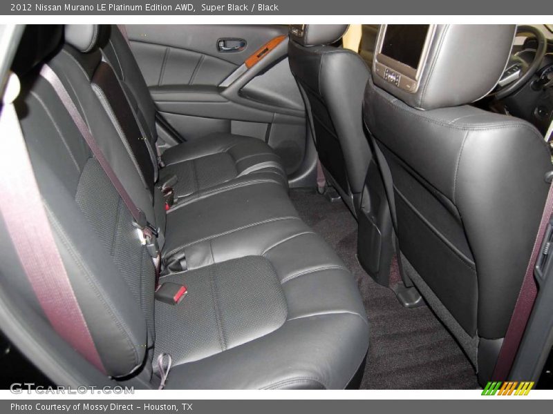 Super Black / Black 2012 Nissan Murano LE Platinum Edition AWD