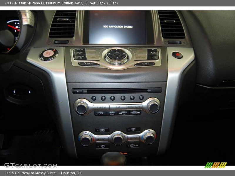 Super Black / Black 2012 Nissan Murano LE Platinum Edition AWD