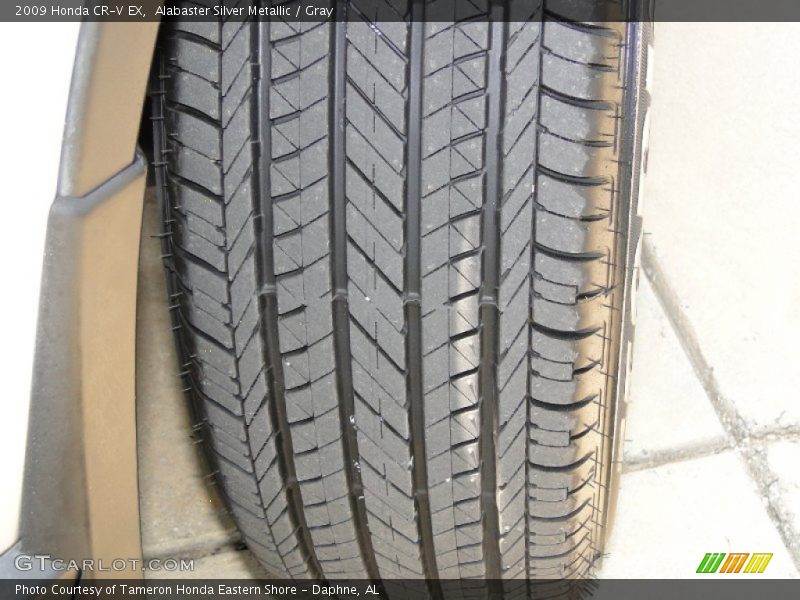 Alabaster Silver Metallic / Gray 2009 Honda CR-V EX
