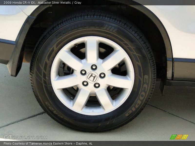 Alabaster Silver Metallic / Gray 2009 Honda CR-V EX