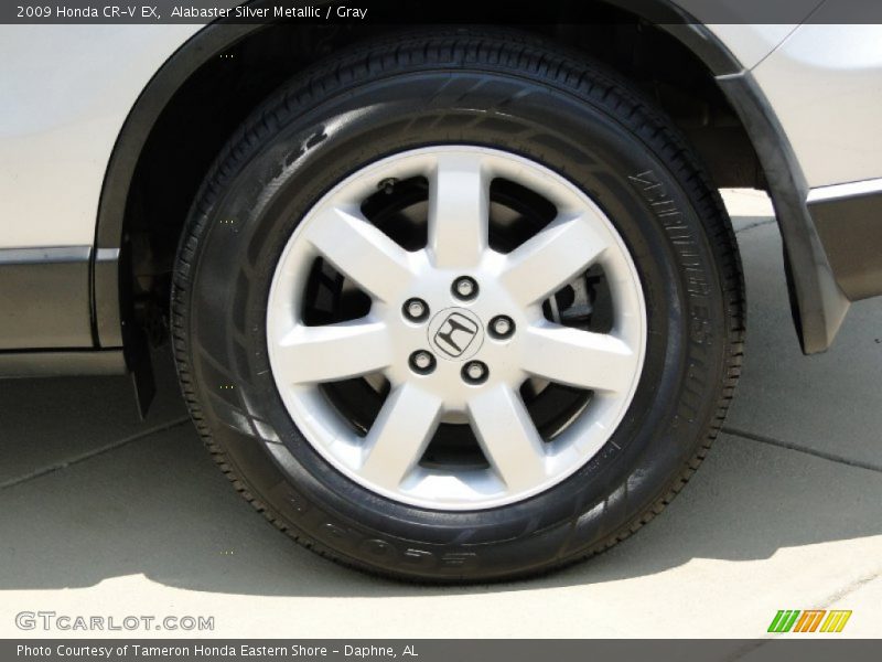 Alabaster Silver Metallic / Gray 2009 Honda CR-V EX