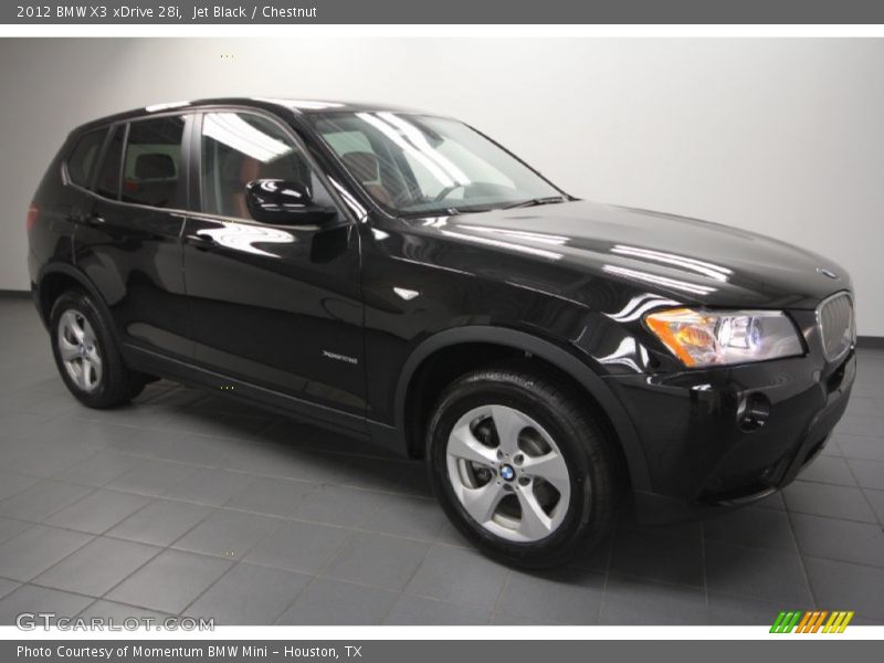 Jet Black / Chestnut 2012 BMW X3 xDrive 28i