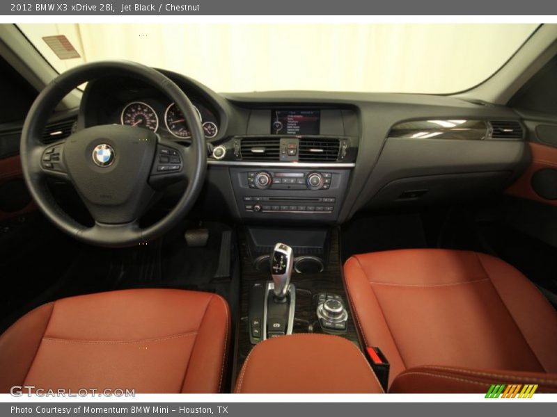 Jet Black / Chestnut 2012 BMW X3 xDrive 28i