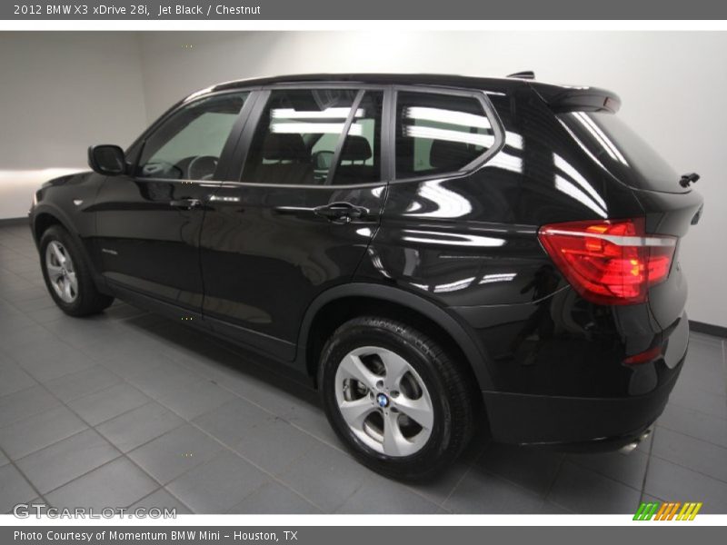 Jet Black / Chestnut 2012 BMW X3 xDrive 28i