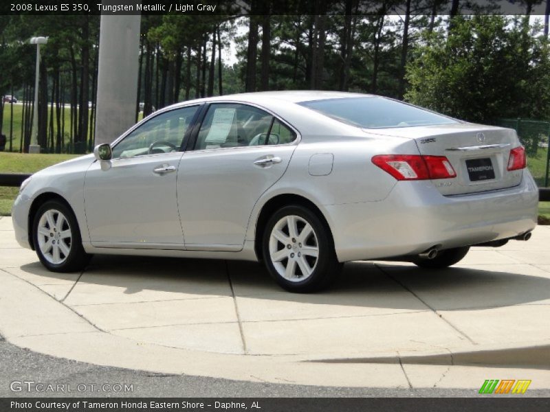 Tungsten Metallic / Light Gray 2008 Lexus ES 350