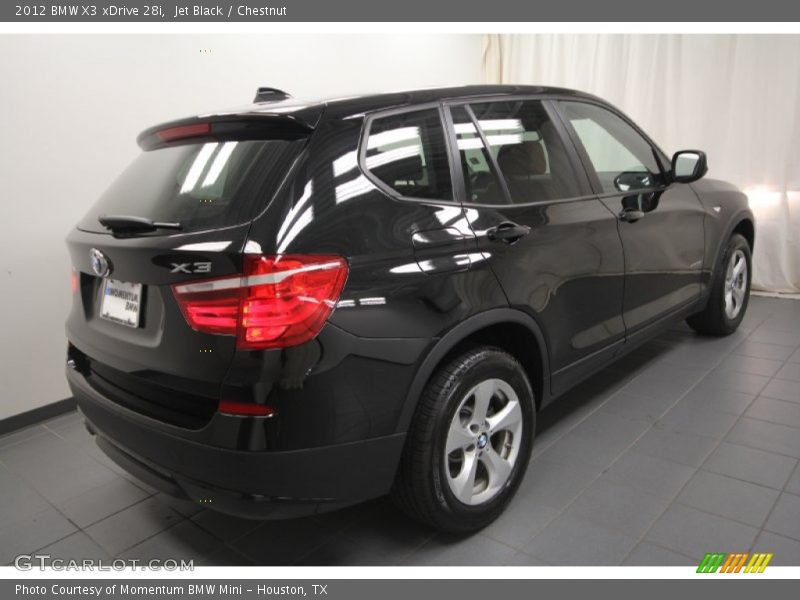 Jet Black / Chestnut 2012 BMW X3 xDrive 28i