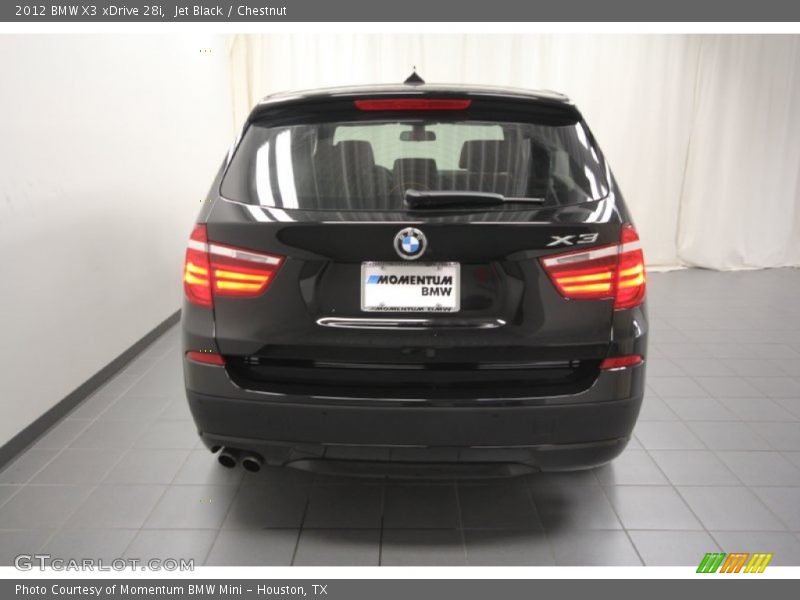 Jet Black / Chestnut 2012 BMW X3 xDrive 28i
