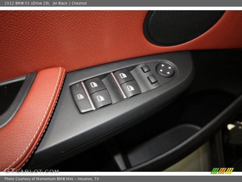 Jet Black / Chestnut 2012 BMW X3 xDrive 28i