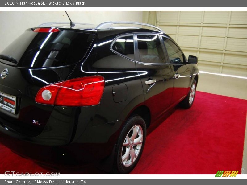 Wicked Black / Black 2010 Nissan Rogue SL