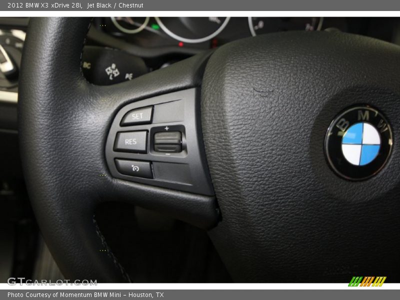 Jet Black / Chestnut 2012 BMW X3 xDrive 28i