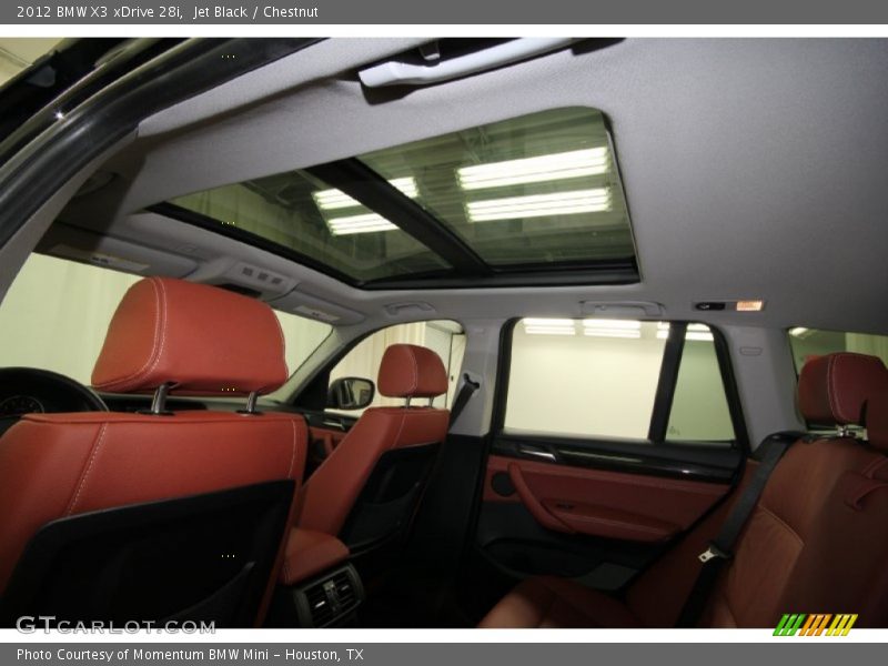 Jet Black / Chestnut 2012 BMW X3 xDrive 28i