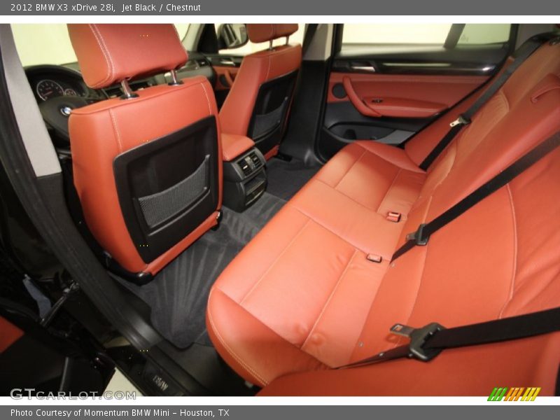 Jet Black / Chestnut 2012 BMW X3 xDrive 28i