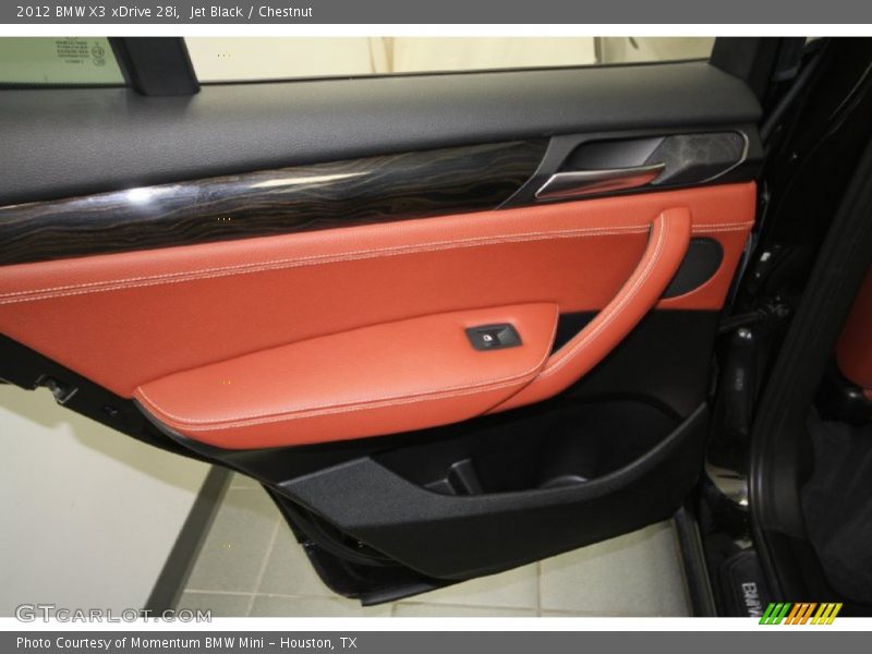 Jet Black / Chestnut 2012 BMW X3 xDrive 28i
