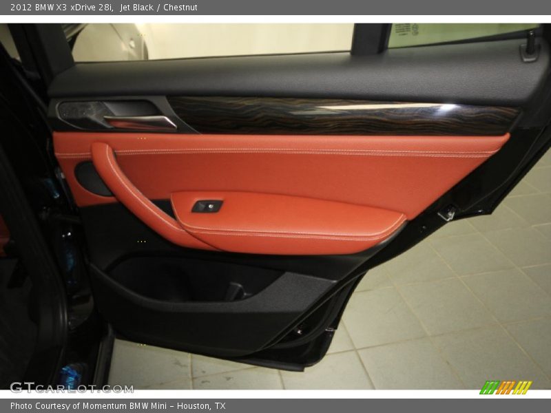 Jet Black / Chestnut 2012 BMW X3 xDrive 28i