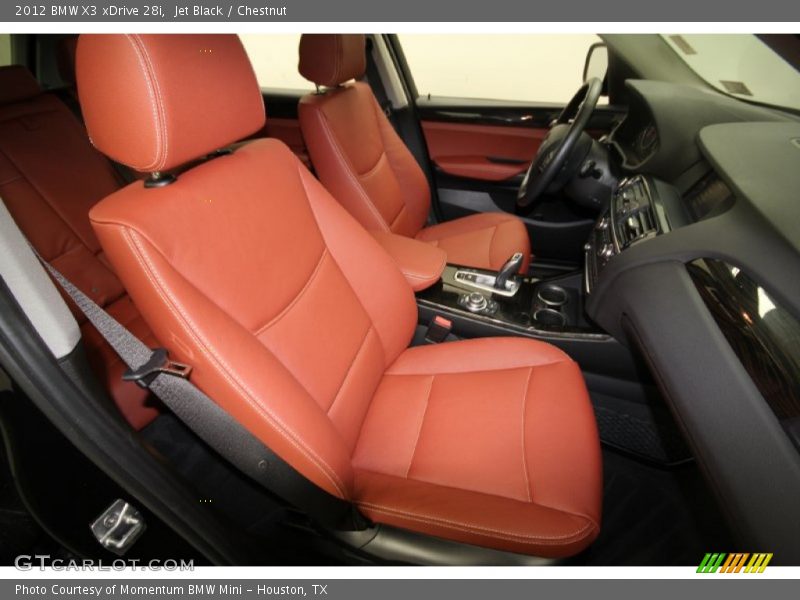 Jet Black / Chestnut 2012 BMW X3 xDrive 28i