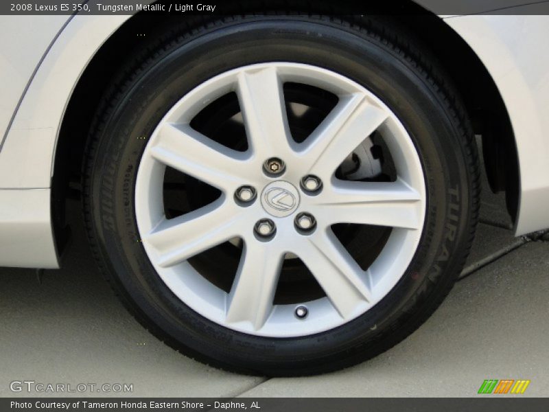 Tungsten Metallic / Light Gray 2008 Lexus ES 350