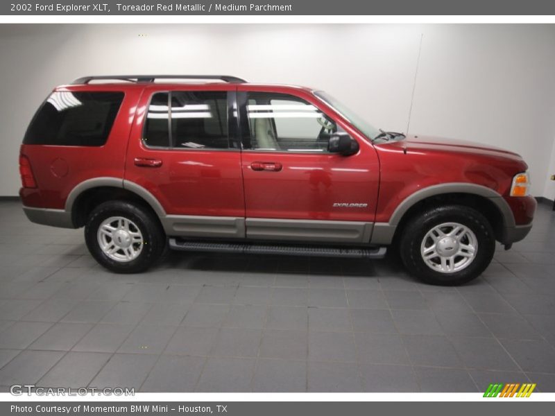 Toreador Red Metallic / Medium Parchment 2002 Ford Explorer XLT