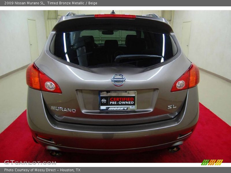 Tinted Bronze Metallic / Beige 2009 Nissan Murano SL