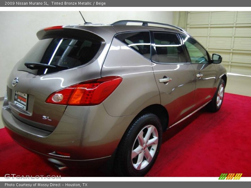 Tinted Bronze Metallic / Beige 2009 Nissan Murano SL