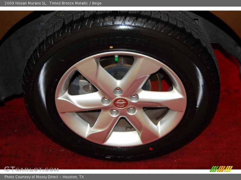 Tinted Bronze Metallic / Beige 2009 Nissan Murano SL
