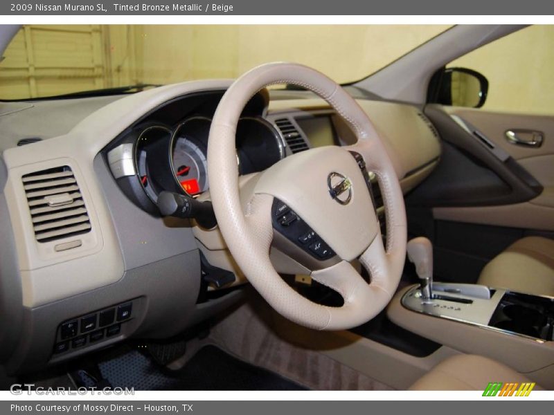Tinted Bronze Metallic / Beige 2009 Nissan Murano SL