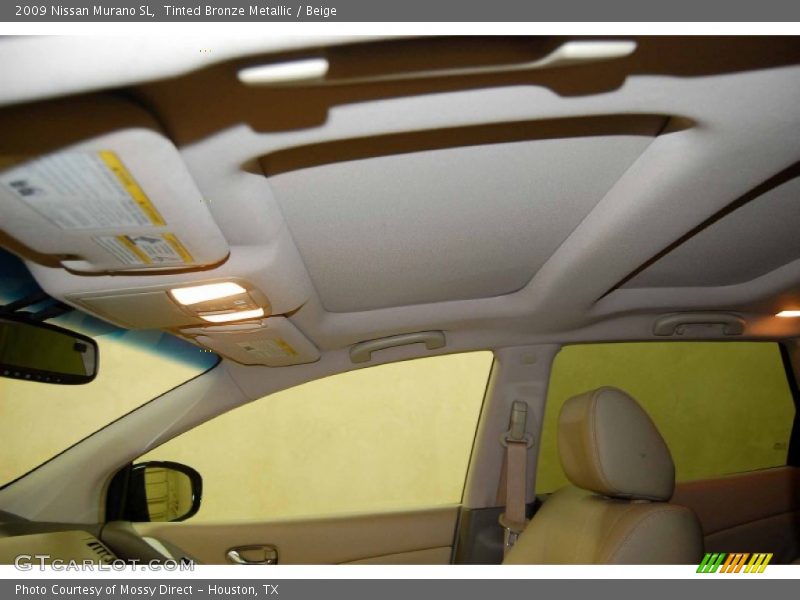 Tinted Bronze Metallic / Beige 2009 Nissan Murano SL