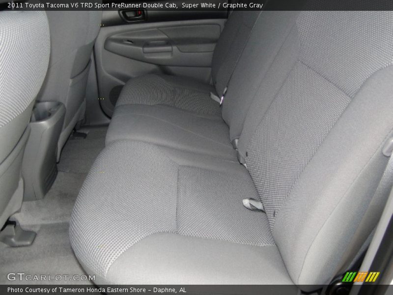 Super White / Graphite Gray 2011 Toyota Tacoma V6 TRD Sport PreRunner Double Cab