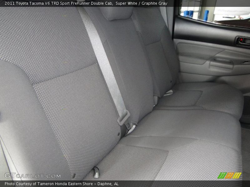 Super White / Graphite Gray 2011 Toyota Tacoma V6 TRD Sport PreRunner Double Cab