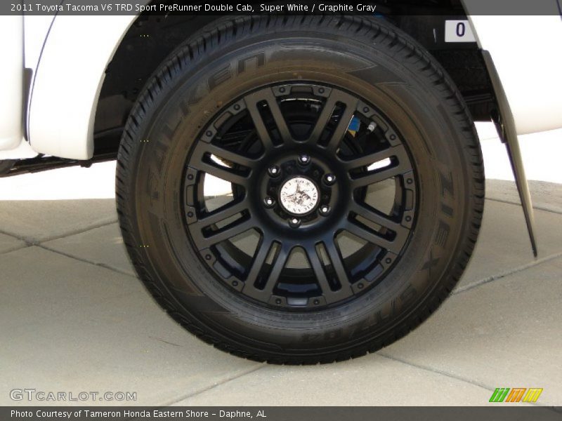 Super White / Graphite Gray 2011 Toyota Tacoma V6 TRD Sport PreRunner Double Cab